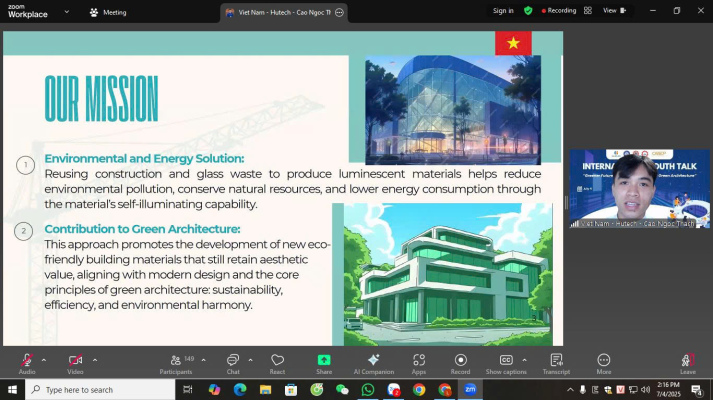 SINH VIÊN XÂY DỰNG GIAO LƯU CHIA SẺ TẠI "INTERNATIONAL YOUTH TALK 2025" 42