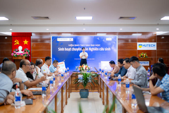 Chinh phục công bố quốc tế - Động lực mới cho nghiên cứu sinh HUTECH 9