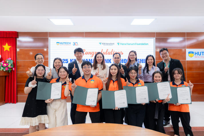 HUTECH tiếp nhận học bổng Quỹ Hana Nanum: Đồng hành cùng sinh viên vượt khó, vươn tới hội nhập quốc tế 32