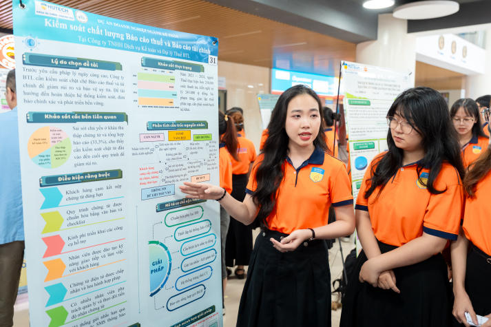 Triển lãm poster dự án doanh nghiệp - dấu mốc trưởng thành của sinh viên Khoa Tài chính - Thương mại HUTECH 76