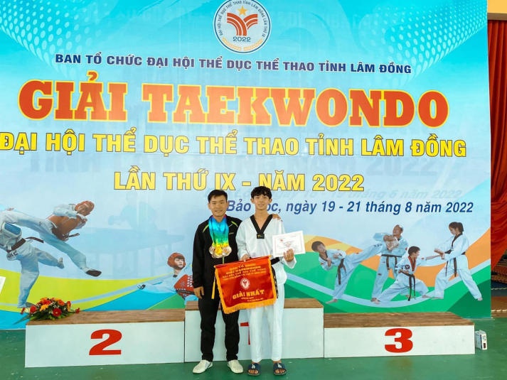 Gương mặt tân sinh viên: Nguyễn Nhất Huy - hạt giống tài năng của giải Taekwondo 66
