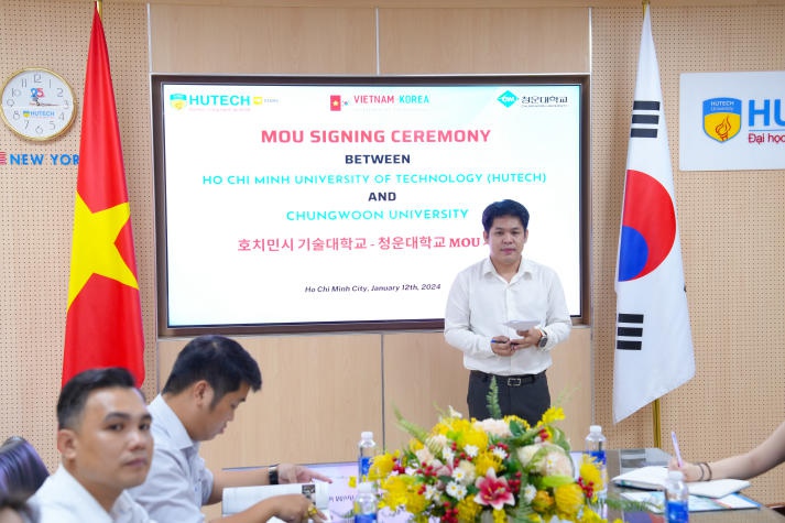 HUTECH ký kết MOU với Trường Đại học Chungwoon (Hàn Quốc) 61