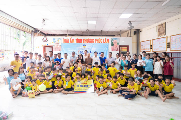 Cựu sinh viên và doanh nhân HUTECH viết tiếp hành trình nhân ái tại Mái ấm tình thương Phúc Lâm 108