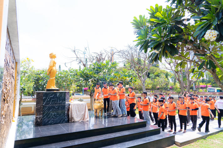 [Ảnh] Sinh viên Viện Văn hóa - Nghệ thuật - Thể thao trải nghiệm thực tiễn học phần Du lịch thể thao tại Vũng Tàu 22