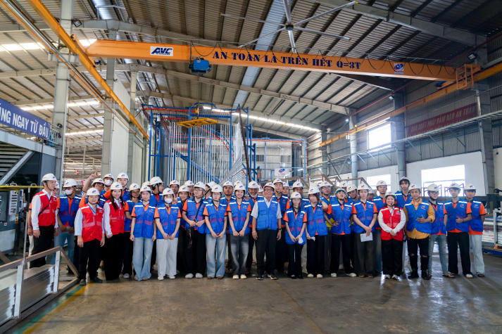 Sinh viên Kiến trúc khám phá bài toán tổ chức không gian sản xuất tại Nhà máy Nhôm Nam Sung 91