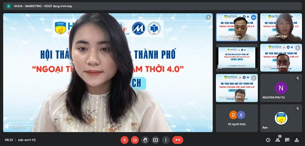 Triển vọng ngoại thương Việt Nam nhìn từ Hội thảo Khoa học cấp Thành phố ESR2022 của Khoa Marketing - Kinh doanh quốc tế HUTECH 140