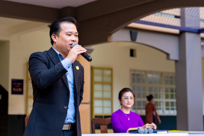 HUTECH Scholarship Tour 2025: 13 suất học bổng trị giá 25% học phí toàn khóa được trao cho học sinh Trường TH-THCS-THPT Bùi Thị Xuân (Đồng Nai) 57