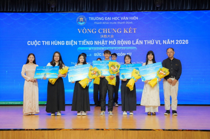 Sinh viên Khoa Nhật Bản học chinh phục giải thưởng tại Cuộc thi Hùng biện tiếng Nhật mở rộng lần thứ VI 49