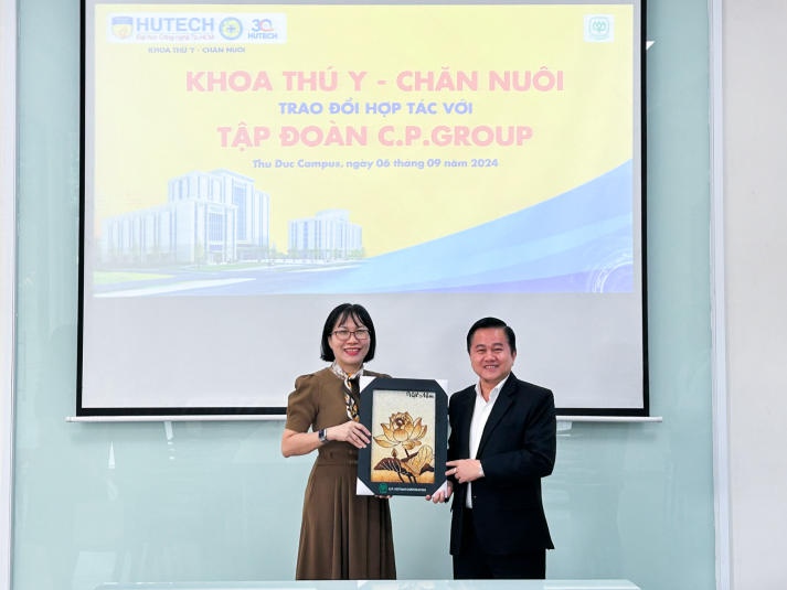 Khoa Thú y - Chăn nuôi HUTECH mở rộng cơ hội việc làm cho sinh viên qua buổi làm việc cùng C.P. Group 60