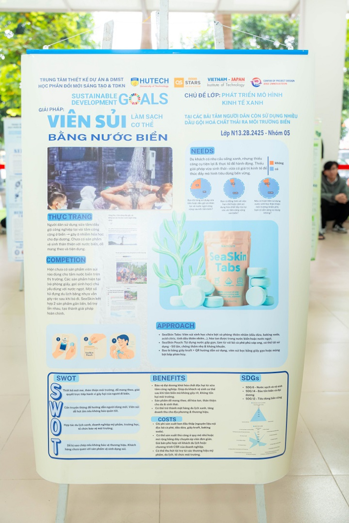 Poster presentation highlights HUTECH and CMU students’ innovation in environmental and technological solutions 85