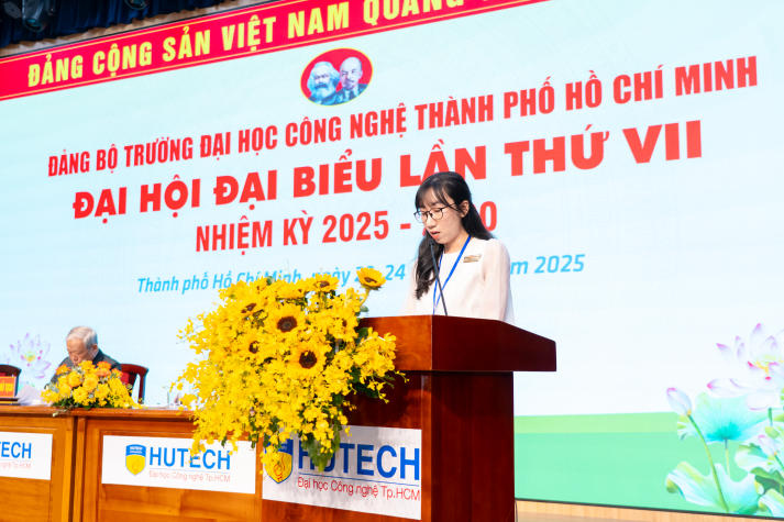 Đại hội Đại biểu Đảng bộ HUTECH lần VII: Khởi đầu vững vàng cho nhiệm kỳ 2025-2030 257