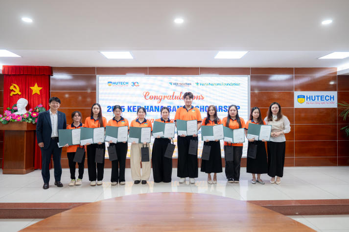 HUTECH tiếp nhận học bổng Quỹ Hana Nanum: Đồng hành cùng sinh viên vượt khó, vươn tới hội nhập quốc tế 25
