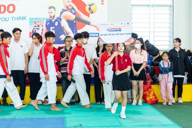 Hơn 200 vận động viên tranh tài sôi nổi tại Giải Taekwondo Sinh viên HUTECH mở rộng lần 1 44