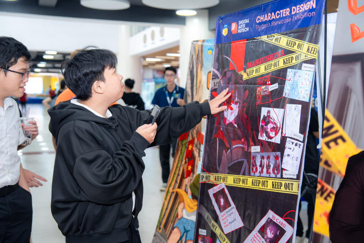 [Ảnh] Sinh viên Nghệ thuật số “vẽ” cá tính bằng ngôn ngữ sáng tạo 10