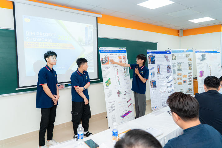Chạm ngõ nghề nghiệp từ đồ án số: Dấu ấn sinh viên Khoa Xây dựng tại BIM Project Showcase 2026 86