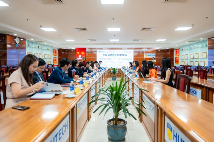 HUTECH Education ký kết hợp tác với TET Education Group: Đẩy mạnh đào tạo liên kết quốc tế và phát triển kỹ năng nghề nghiệp sinh viên