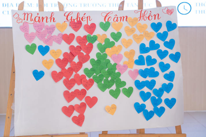 Sinh viên Tâm lý học lan tỏa thông điệp sức khỏe tinh thần đến học sinh THPT Tân Túc 38