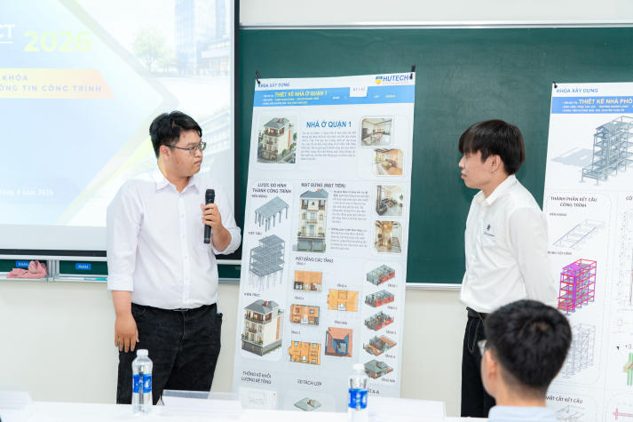 Chạm ngõ nghề nghiệp từ đồ án số: Dấu ấn sinh viên Khoa Xây dựng tại BIM Project Showcase 2026 81