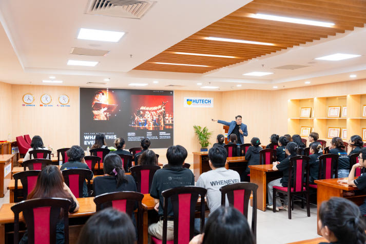 Sinh viên Quản trị sự kiện HUTECH học bí quyết “Cần xếp gì vào Concept?” cùng đạo diễn Loki Vũ 37