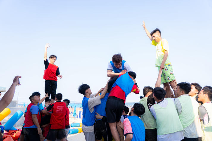[Ảnh] Sinh viên Viện Văn hóa - Nghệ thuật - Thể thao trải nghiệm thực tiễn học phần Du lịch thể thao tại Vũng Tàu 90