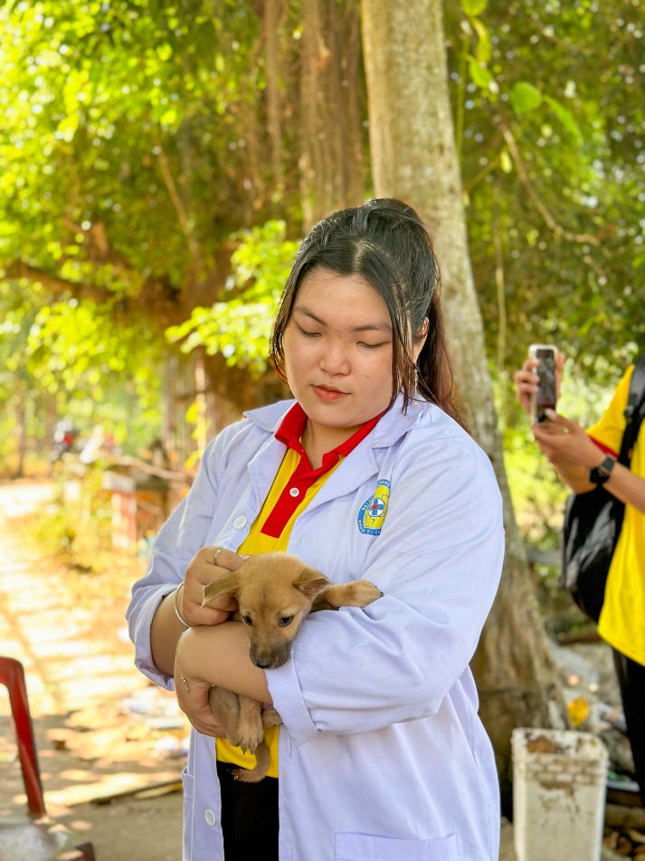 Chiến sĩ Xuân tình nguyện Khoa Thú y - Chăn nuôi thực hiện hành trình cứu hộ thú cưng đầy ý nghĩa 68