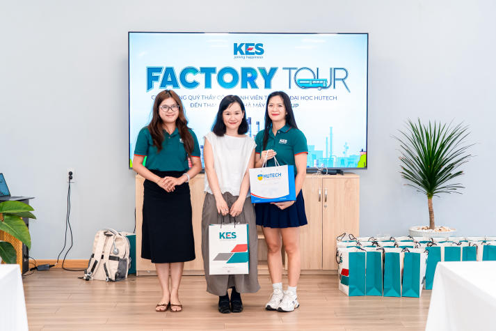 Khám phá công nghệ sản xuất tại Nhà máy KES, sinh viên Kiến trúc - Xây dựng mở rộng tư duy thiết kế kiến trúc, nội thất 17