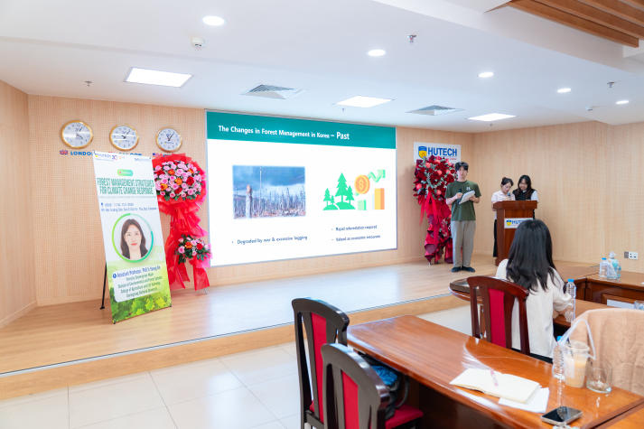 Academic exchange between HUTECH and Gyeongsang National University students on sustainable forest management 85