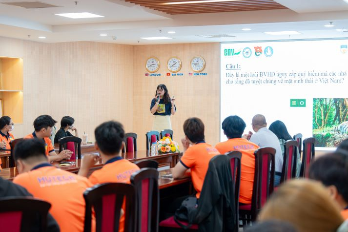 HUTECH-ers lan tỏa lối sống xanh, chung tay bảo vệ động vật hoang dã cùng ENV 31