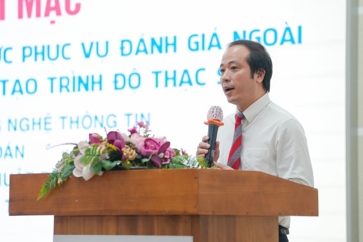 GS.TS. Nguyễn Trung Kiên đã gửi lời cám ơn đến đoàn Đánh giá ngoài và các chuyên gia tham gia đợt khảo sát này