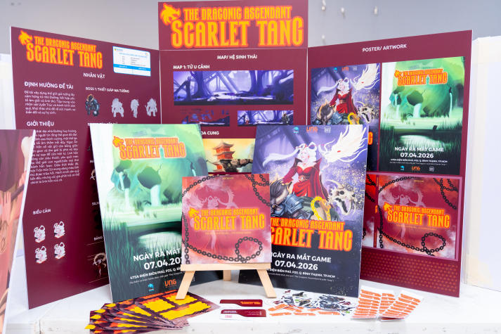 Sinh viên Thiết kế đồ họa xây dựng “vũ trụ game mini” qua loạt đồ án tại triển lãm Thiết kế dựng hình 15