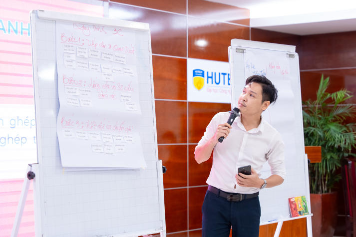 Nâng cao năng lực chăm sóc sức khỏe tinh thần sinh viên qua hoạt động tập huấn tại HUTECH 44