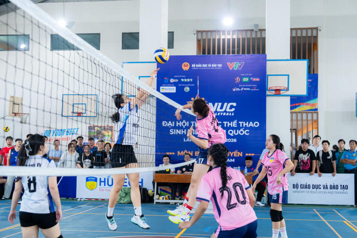 49 đội bóng hội tụ tại HUTECH, mở màn vòng Loại Bóng chuyền Đại hội Thể thao Sinh viên toàn quốc 2026 122