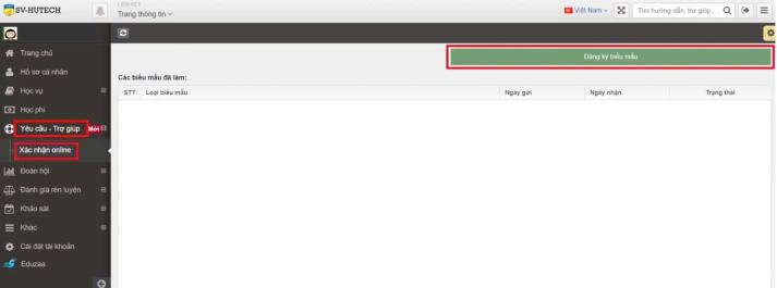 [Video] 03 bước giúp sinh viên HUTECH thực hiện các loại biểu mẫu xác nhận trực tuyến 94
