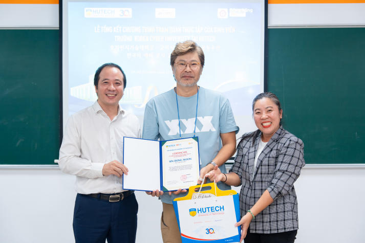 HUTECH and Korea Cyber University conclude educational exchange program 121