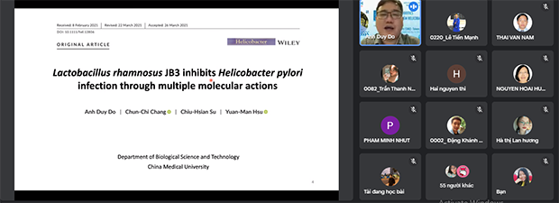 Sinh viên ngành Công nghệ sinh học HUTECH cùng "tiền bối" khám phá tiềm năng Probiotics trong điều trị nhiễm HP 62