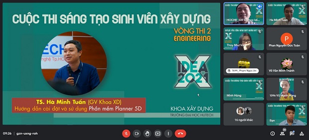The exciting semi-final round of the “Idea-X Civil Engineering Students Innovation 2021” competition 31