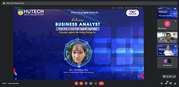 Sinh viên IT khám phá cơ hội nghề nghiệp của chuyên ngành Hệ thống thông tin tại hội thảo Business Analyst 34