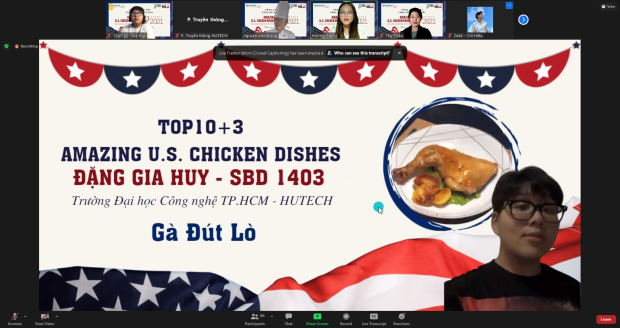 Món Gà dát vàng sốt Coca Cola chiến thắng cuộc thi Nấu ăn trực tuyến từ gà Mỹ - “Amazing U.S. Chicken Dishes" 123
