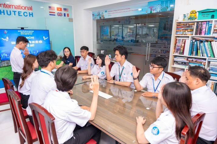 Sôi nổi khí thế tại Đại hội Đại biểu Liên Chi hội Viện Đào tạo Quốc tế lần IV, nhiệm kỳ 2025 - 2028 218