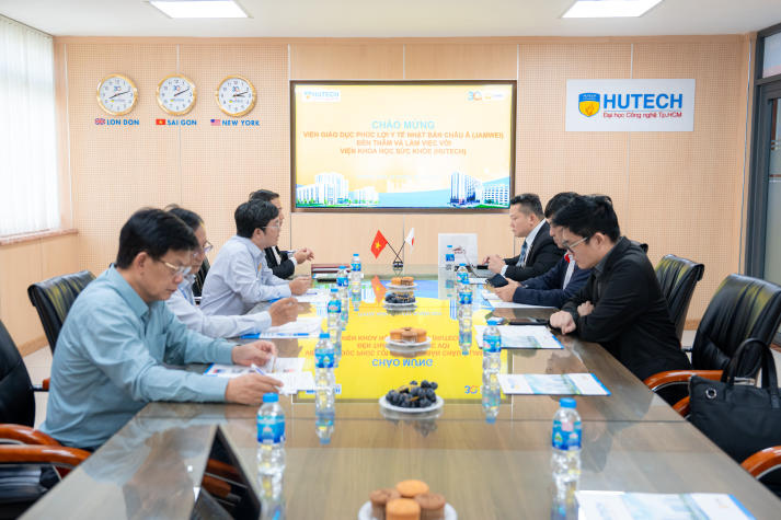 Làm việc cùng Viện JAMWEI (Nhật Bản), HUTECH phát triển cơ hội học tập quốc tế cho sinh viên khối ngành sức khỏe