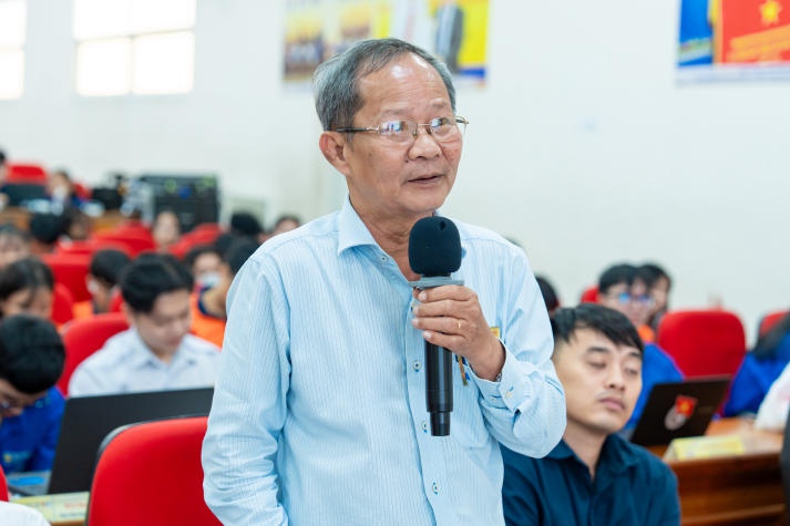 Trần Mỹ Uy - sinh viên Khoa Marketing - Kinh doanh quốc tế giành Quán quân cuộc thi HUTECH Young Leaders 2024 297