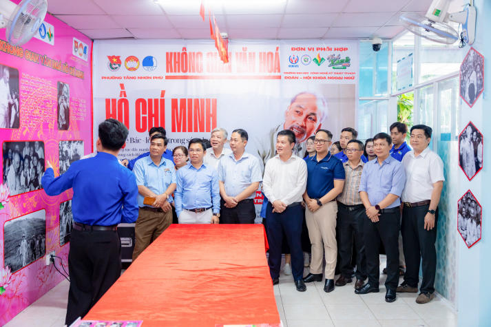 Khánh thành “Không gian Văn hóa Hồ Chí Minh”, tuổi trẻ HUTECH lan tỏa giá trị nhân văn trong cộng đồng 50