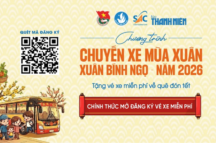 “Chuyến xe mùa xuân - Tết sum vầy”: Cơ hội nhận vé xe miễn phí về quê đón Tết dành cho sinh viên HUTECH 26