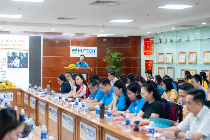 Khối thi đua 12 Liên đoàn Lao động TP.HCM nâng cao kỹ năng tổ chức hoạt động công đoàn năm học 2024-2025 tại HUTECH 49