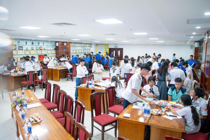 Học sinh các trường THPT chinh phục thử thách phát triển tư duy đổi mới sáng tạo cùng Viện Công nghệ Việt Nhật 8