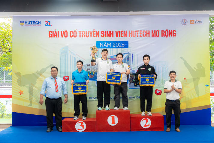 [Video] HUTECH đạt giải Nhì toàn đoàn tại Giải Võ cổ truyền sinh viên HUTECH mở rộng năm 2026 62