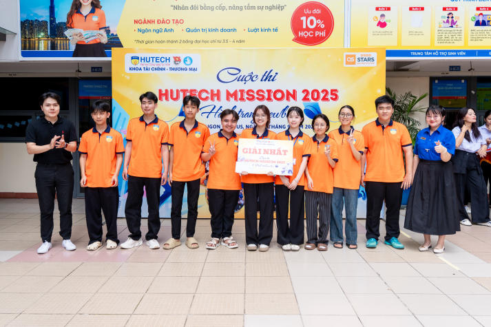 HUTECH Mission 2025: Bước khởi đầu ý nghĩa cho tân sinh viên Khoa Tài chính - Thương mại 96