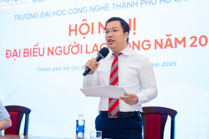 Hội nghị Đại biểu Người lao động 2025 HUTECH: Kết nối, chia sẻ, xây dựng tập thể phát triển vững mạnh 127