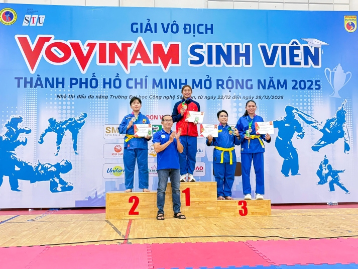 Đội tuyển Vovinam HUTECH gặt hái 09 tấm huy chương tại Giải Vô địch Vovinam Sinh viên TP.HCM mở rộng lần 2 65