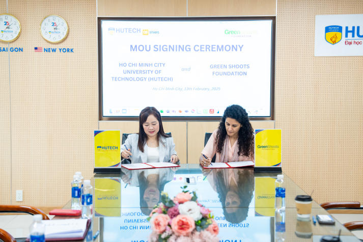 HUTECH signs MOU with Green Shoots Foundation for sustainable education 55